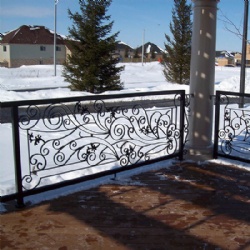 Outdoor Wrought Iron Fence
