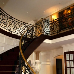 Customized Wrought Iron Spiral Stair Railing