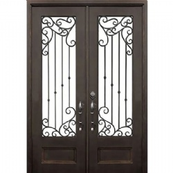 Wrought Iron Dual Door For Villa Or Luxury Real Estate